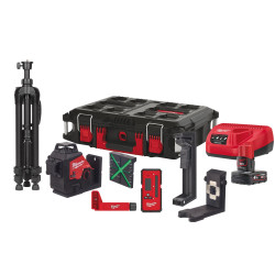 Аккумуляторный лазерный нивелир Milwaukee M12 3PLKIT-401P