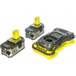 Энергокомплект RC18150-250X 18 В, акк. 2х5.0 Ач. з/у. ускоренный заряд